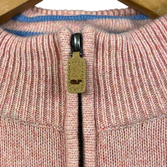 Vineyard Vines Pink Zip Up Sweater - Picture 5 of 16
